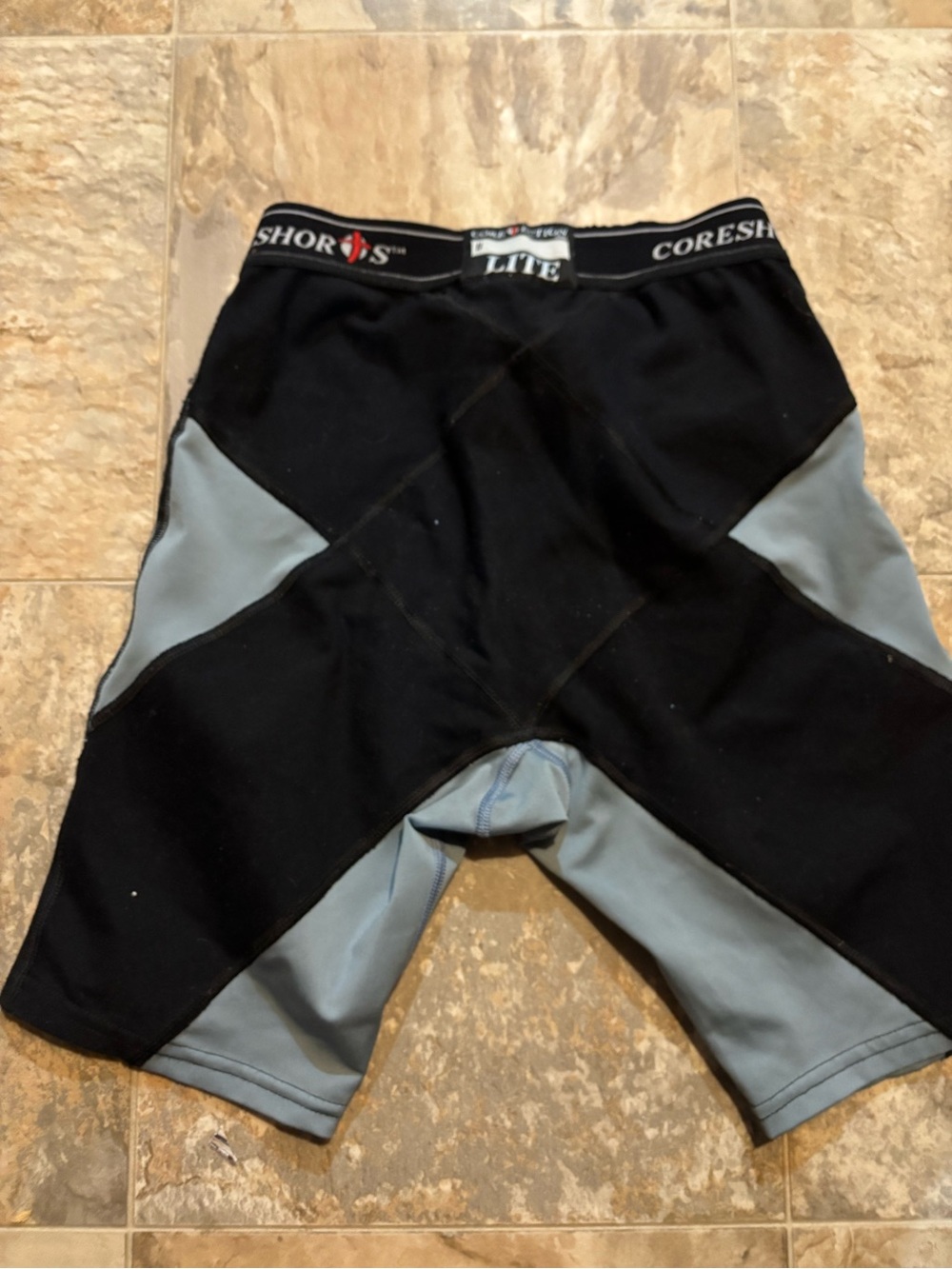 CORESHORTS Elite Men’s Compression Boxer Briefs - Black & Gray